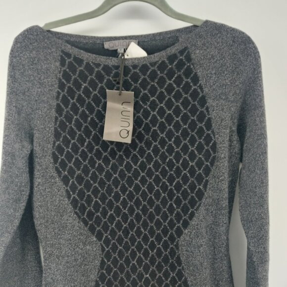 Quinn Cashmere Bodycon Midi Dress Size Medium - Picture 3 of 7